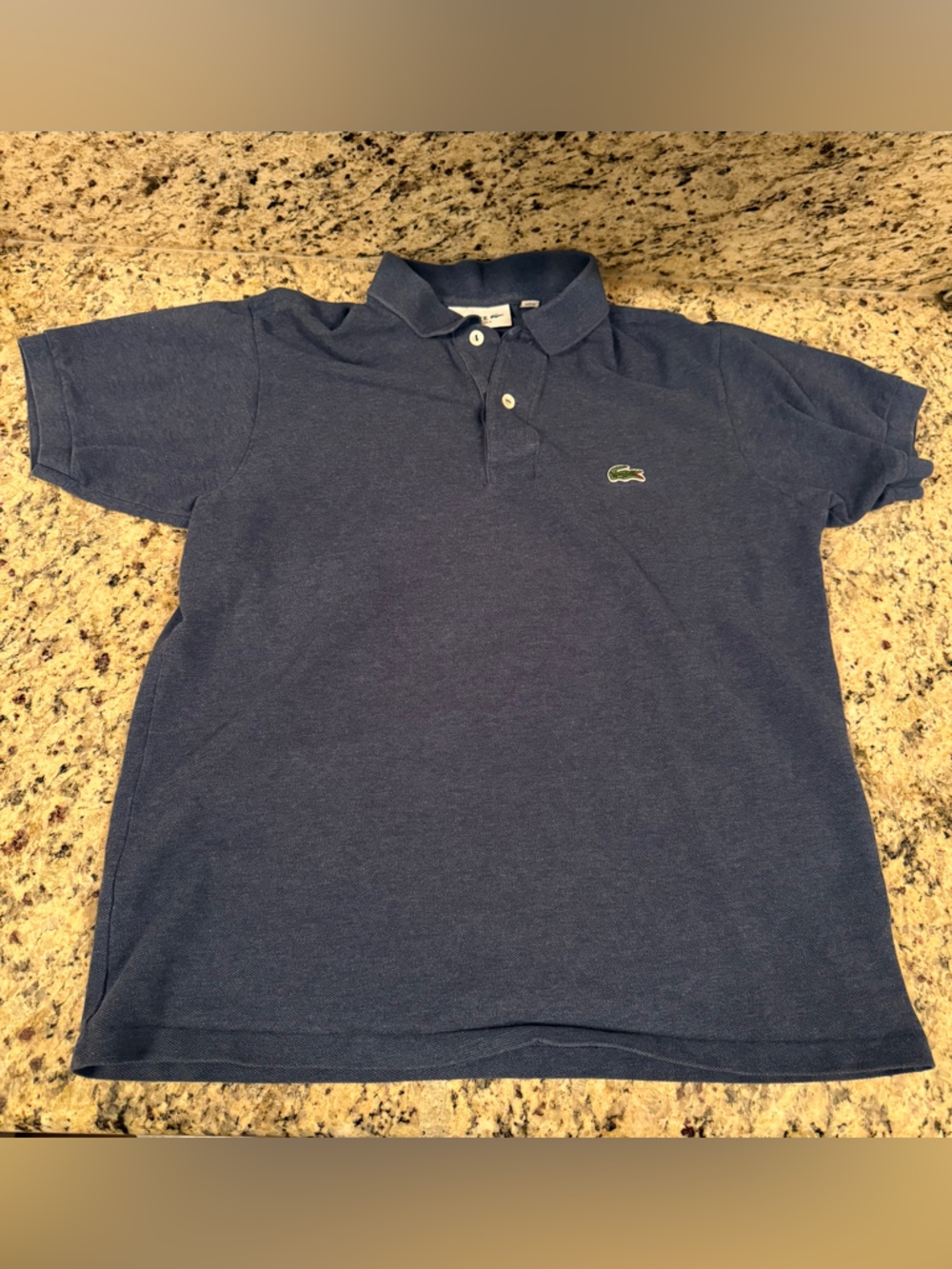 Lacoste Navy Blue Classic Cotton Polo